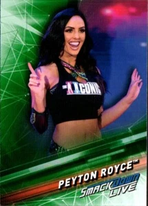 Topps WWE Smackdown Live Insert Green Parallel #39 Peyton Royce 2019 - Imagen 1 de 1