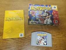 Dr. Mario 64 (Nintendo 64, 2001) complete with box and manual. In good condition