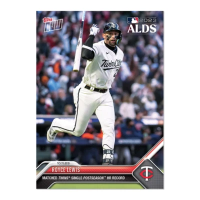 Royce Lewis - 2023 MLB TOPPS NOW® Card 995 - PR: 648 - ALDS - Image 1 of 2