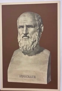 Medici Illustri pubblicità farmaceutica Bayer Anno 1953  Ippocrate - Picture 1 of 1