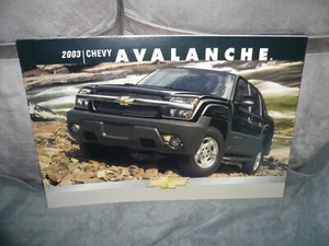 2003 Chevrolet Avalanche Dealer Showroom Sales Presentation PICTURE- Poster - Picture 1 of 1