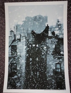 Batman Winter Limited Edition Print By Mark Chilcott Gotham - Picture 1 of 1