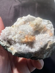 Chabazite on Quartz, Upper New Street, Paterson, NJ - Picture 1 of 5