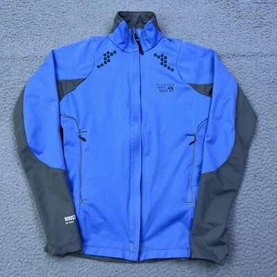 Куртка женская Mountain Hardwear средняя темно-синяя мягкая ветрозащитная пробка из флиса - Изображение 1 из 4