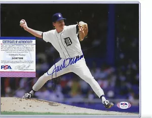 Jack Morris Detroit Tigers Baseball HOFer Autographed 8x10 Color Photo PSA COA - Picture 1 of 1