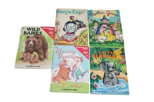 Vintage Childrens Books Randy McNally Junior Elf Books Lot Of 5 - Picture 1 of 7
