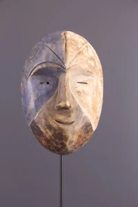 Masque Vouvi AFRICAN ART AFRICAIN ANCIEN TRIBAL PREMIER PRIMITIF no reserve - Photo 1/6