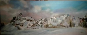 Quadro PAESAGGIO FRIULANO - Acrilico su legno - Foto 1 di 1