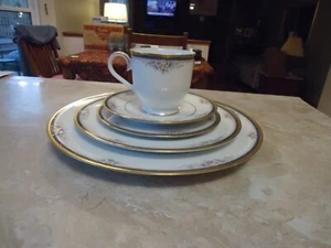 Ajuste de lugar de 5 piezas de Noritake Ontario como nuevo 10 disponibles - Imagen 1 de 7