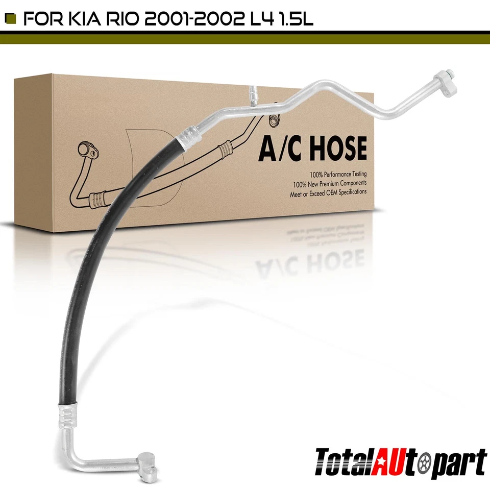 Conjunto de línea de succión de aire acondicionado para Kia Rio 2001-2002 1,5 L baja presión 0K30A61460F Foto 1 de 4