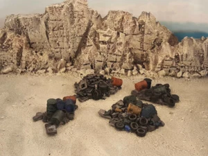 Shanty Town Junk Piles Terrain Pack 40k Legion Scenery Tabletop 28mm - Bild 1 von 1
