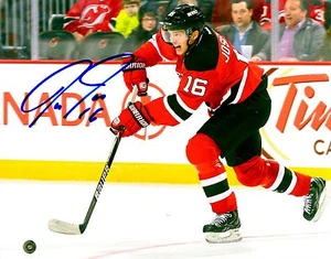 Signed  8x10 JACOB JOSEFSON  New Jersey Devils Photo - COA - Picture 1 of 1