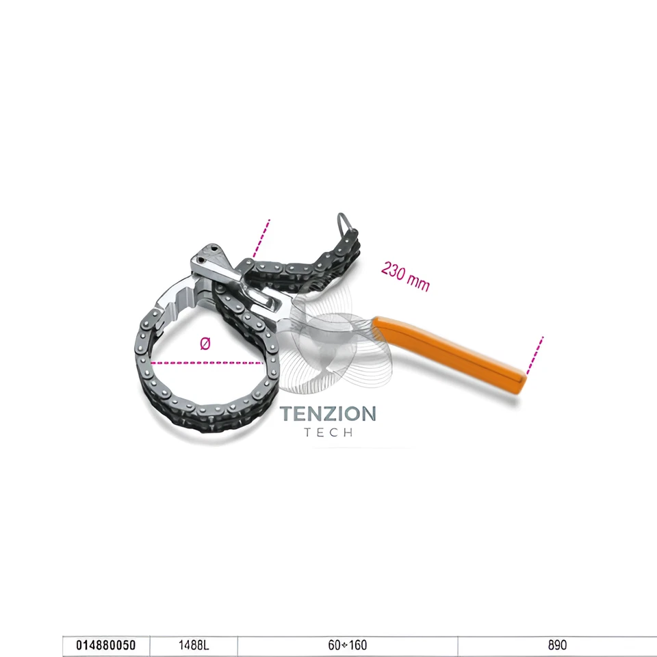 Chiave Snodata A Catena Doppia Per Filtri Olio - Beta 1488L - Immagine 1 di 1