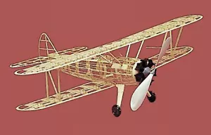 STEARMAN PT-17 Balsa Wood Flying Model - Bild 1 von 3