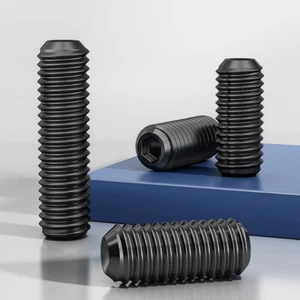 GRUB Screws Cup Flat Point Allen Key Socket Screws 12.9High Tensile M3M4M5M6-M16 - Picture 1 of 7