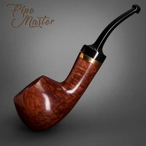 Mr. Brog PEQUEÑA PIPA PARA FUMAR TABACO DE MADERA HECHA A MANO 131 Grecce Brown CAJA DE BREZO - Imagen 1 de 5