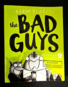 The Bad Guys, #2 Mission Unpluckable, By Aaron Blabey, VG~P/B~SCHOLASTIC SAVE.. - Picture 1 of 5