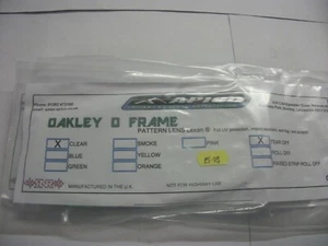 RNR COPY OAKLEY O FRAME CLEAR GOGGLE LENSES - Picture 1 of 2