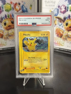 Pikachu 2003 Pokemon Skyridge #84/144 Non Holo PSA 9 - Image 1 of 2