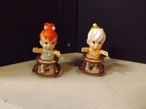 Muñecas de cuerda vintage Picapiedra guijarros y Bam Bam 1993 - Imagen 1 de 6