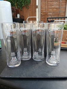 4 X Carling Pint Glass - Pub Home Beer Brand New Man Cave Pub - Picture 1 of 3