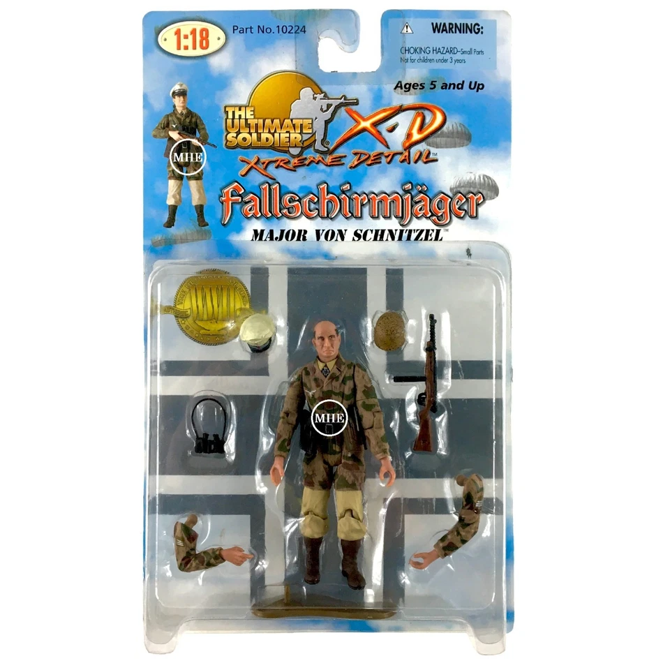 The Ultimate Soldier XD Xtreme Detail Fallschirmjager Major Von Schnitzel 1 18