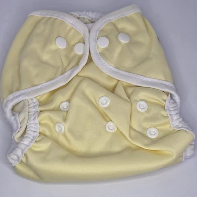 Cubierta de pañal de tela KaWaii para bebé talla única prevención de fugas con broches de presión Foto 1 de 2