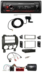 Pioneer DAB USB Lenkrad Bluetooth Autoradio für Mazda 2 2007-2014 nur Panasonic - Bild 1 von 10