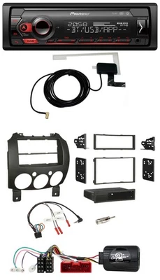 Pioneer DAB USB Lenkrad Bluetooth Autoradio für Mazda 2 2007-2014 nur Panasonic - Bild 1 von 4