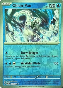 Chien-Pao Paradox Rift Pokemon TCG 057/182 Reverse Holo Rare  - Picture 1 of 1