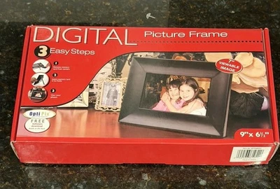 Smartparts SP70BRS 9” x 6.5” Black Digital Picture Frame Photos Family Holiday  - Image 1 of 4