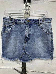 NWT Rolla's Claudia Skirt Hight Waist A Line Denim Mini Skirt Size 30 - Picture 1 of 5