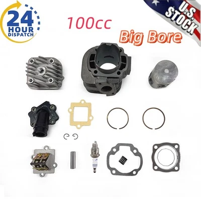 FOR ETON VIPER 90 90R TXL-90 DXL-90 AXL-90 100CC BBK CYLINDER ENGINE REBUILD KIT - Image 1 of 4