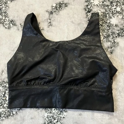 Offline By Aerie Bra Top Womens Size Small Black Athletic Gym Training - Image 1 of 4