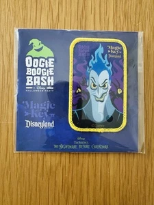 Oogie Boogie Bash 2024 MAGIC KEY Hades Patch Disneyland Limited Release NIP - Picture 1 of 4
