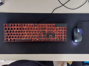 Cooler Master - MasterKeys Lite L Gaming Keyboard and MasterMouse S Gaming Mouse - Picture 1 of 7