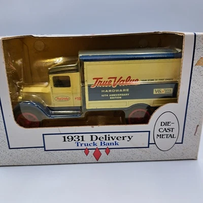 ERTL 1931 True Value 10th Anniversary Delivery Truck Bank Die Cast Metal - Image 1 of 4