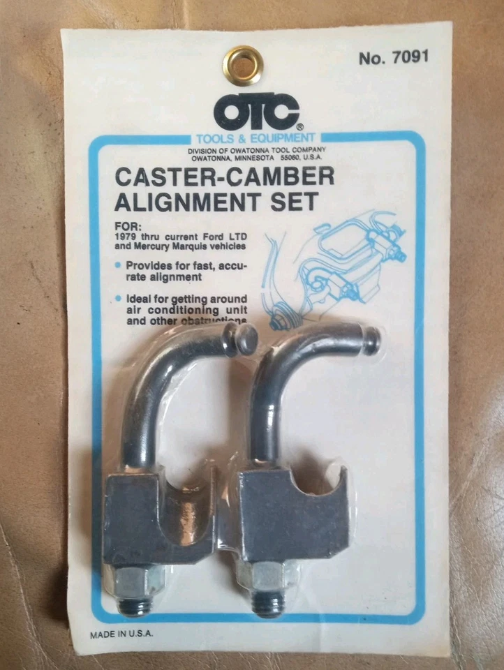 VINTAGE NOS - OTC 7091 CASTER - CAMBER ALIGNMENT SET FOR FORD LTD MERCURY - Image 1 of 1