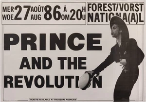 Prince ORIGINAL POSTER FOR A PERFORMANCE AT FOREST NATIONAL ON AUGUST #158615 - Picture 1 of 1