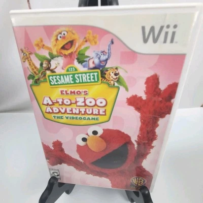 Sesame Street: Elmo's A-to-Zoo Adventure - The Videogame (Nintendo Wii, 2010) Foto 1 de 4