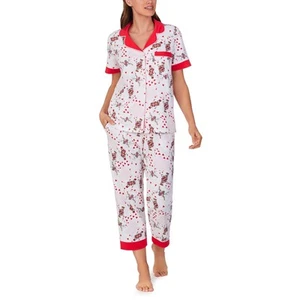 BedHead PJS Bedhead PJs Organic Cotton Short Sleeve Cropped PJ Set (House of - Picture 1 of 1