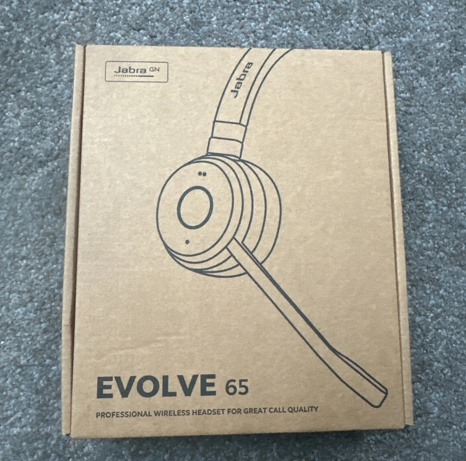 Jabra Evolve 65 TE Wireless Headset USB-A, UC, Bluetooth  - Image 1 of 1