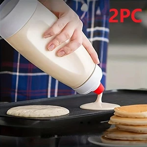 Pfannkuchen Teig Flasche Battler Mixer mit Mixer Kugel Draht Schneebesen für Restaurant - Bild 1 von 26