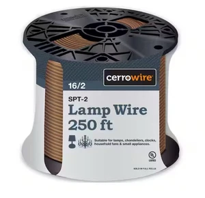 250 ft. 16/2 Brown Stranded Copper Lamp Wire - Picture 1 of 6