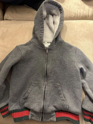 Sudadera con Capucha Gucci Unisex Gris 24 Meses 100% Auténtica Foto 1 de 3