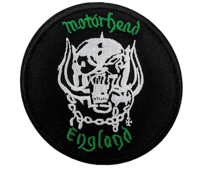Parche Motorhead Inglaterra, Motorhead Inglaterra bordado hierro en parche - Imagen 1 de 1