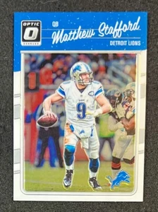 2016 Donruss Optic No 33 Matthew Stafford Detroit Lions - Picture 1 of 2