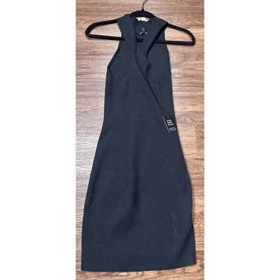 Vestido Express para mujer de cuerpo mediano vestido halter sin mangas acanalado tejido nuevo con etiquetas Foto 1 de 4