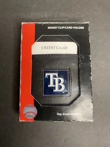 Siskiyou Sports Tampa Bay Rays Leather Money Clip Card Holder New 4.25”x3” - Picture 1 of 12