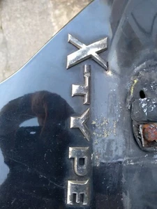 "X-TYPE" BOOT BADGE CHROME - Jaguar X-Type 2001-2010 - Picture 1 of 1